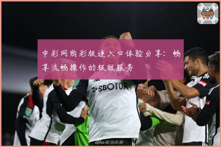 中彩网购彩极速入口体验分享：畅享流畅操作的极致服务